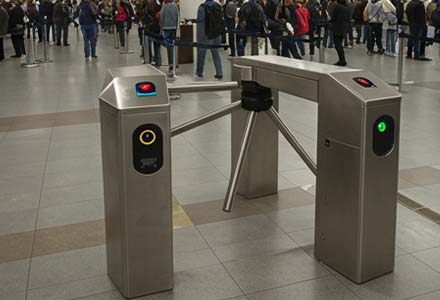 Torniquete de puerta giratoria para instalación de oficinas