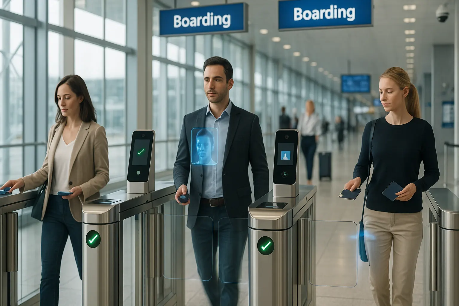 Sistema de Puertas de Velocidad del Aeropuerto