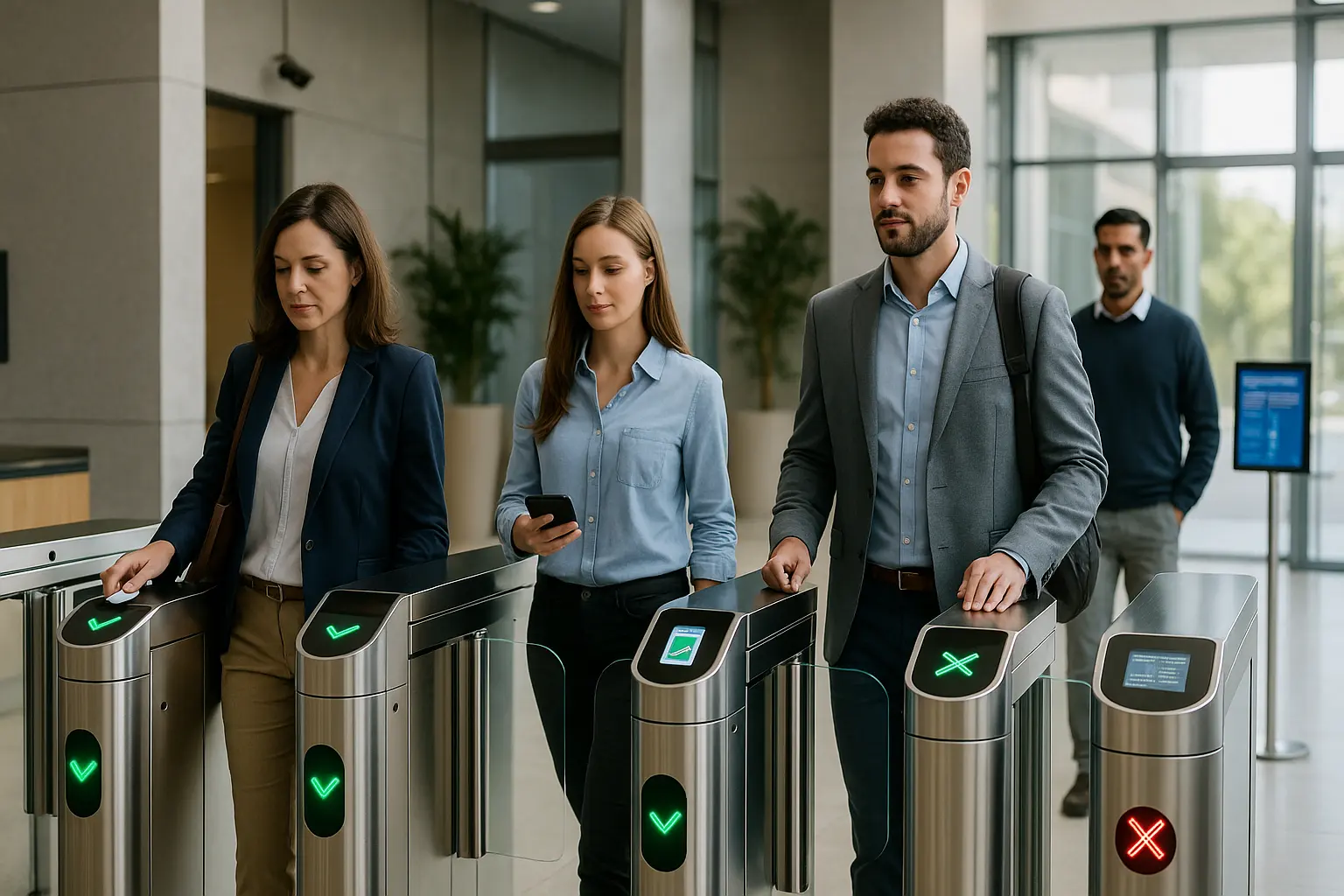Control de acceso a torniquetes de la puerta de velocidad en Australia