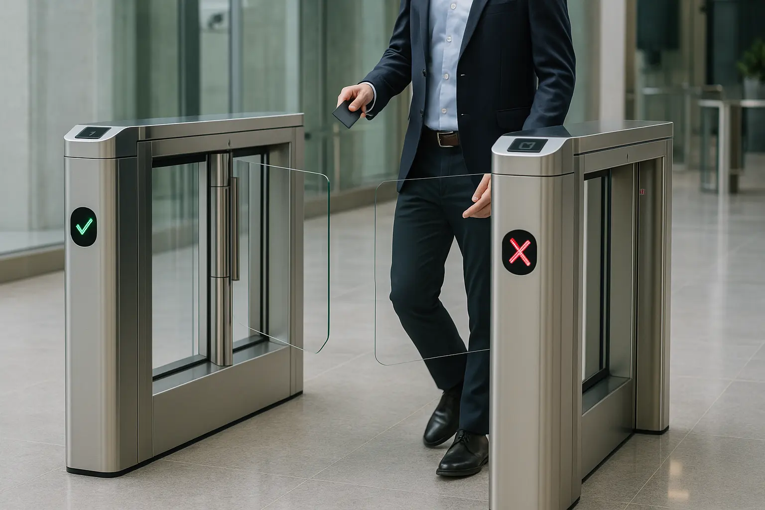 Puerta automática de velocidad