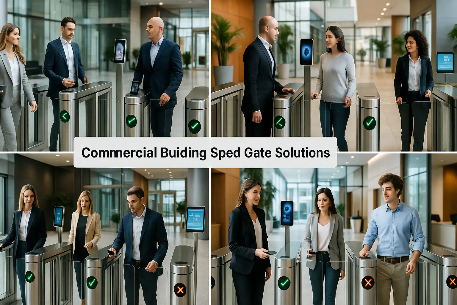 Solución de compuertas rápidas para edificios comerciales europeos