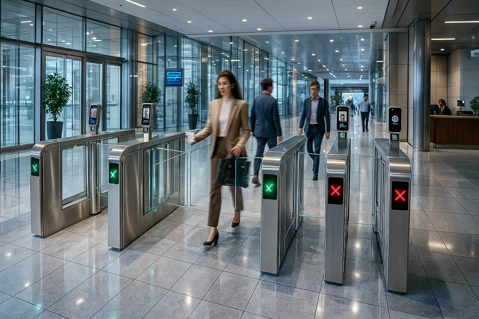 Sistema de compuertas de acceso