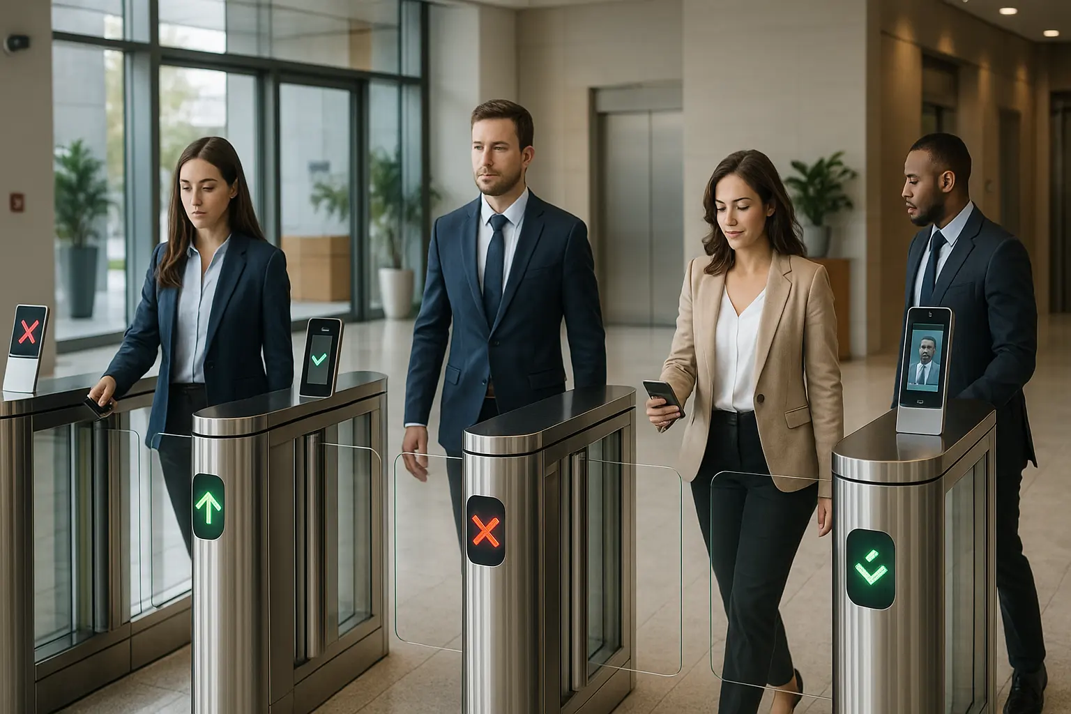 Sistema de acceso inteligente de puerta de velocidad en Francia