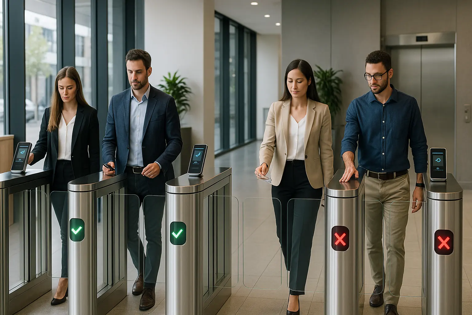 Entrada del edificio de puertas inteligentes de velocidad de Melbourne
