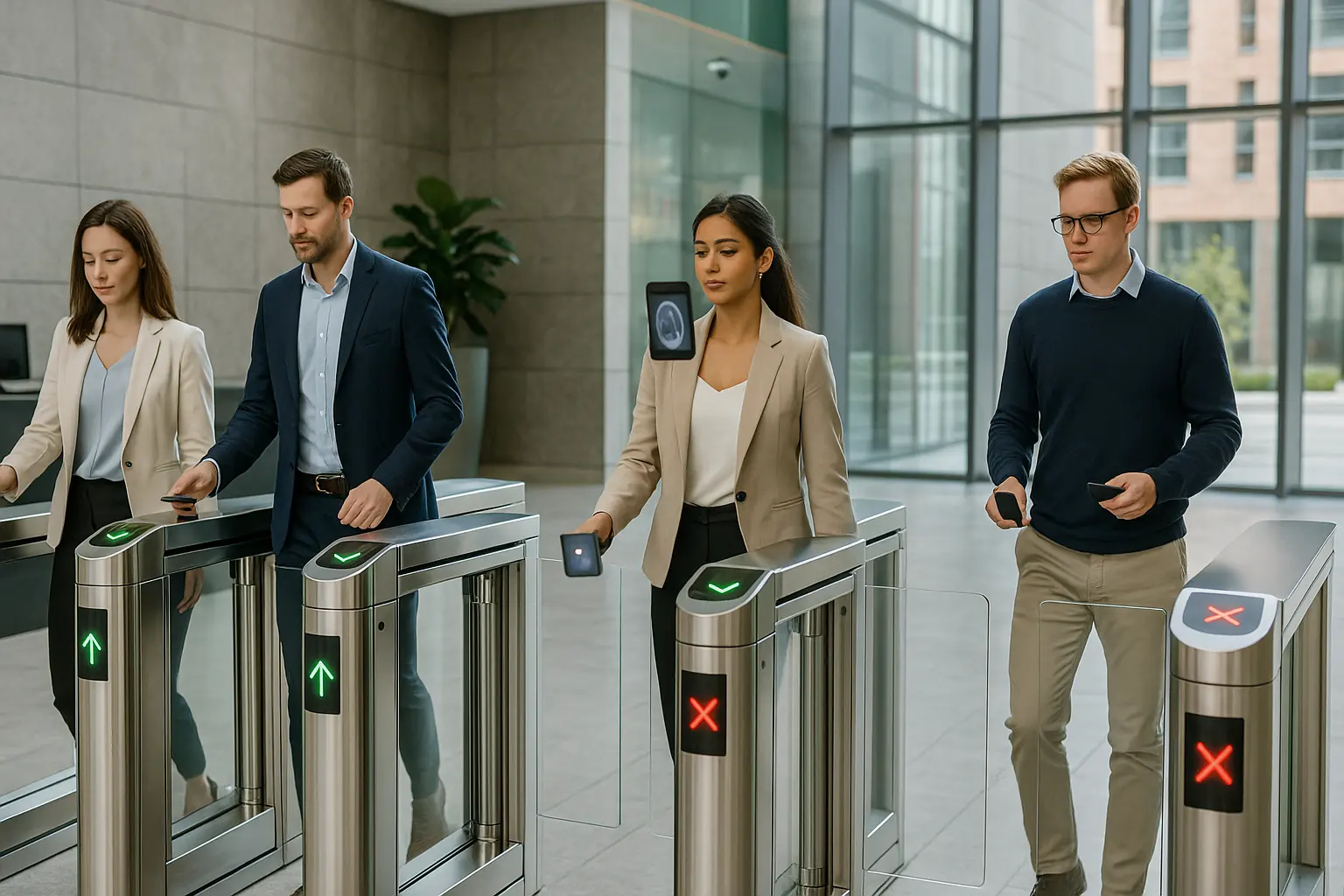 Vestíbulo del edificio del torniquete de la puerta de velocidad de los Países Bajos