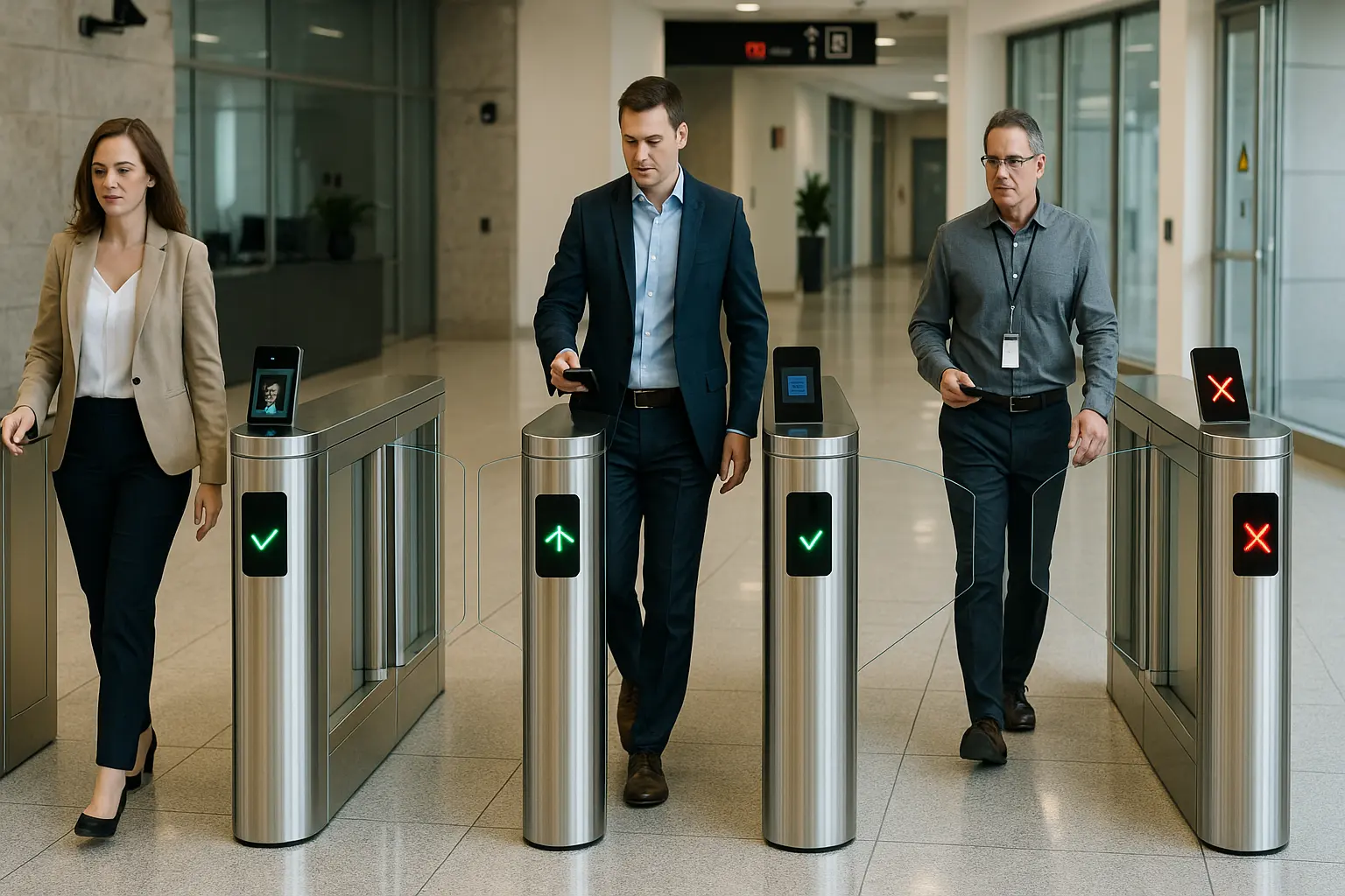 Control de acceso a la puerta peatonal de velocidad de Estados Unidos