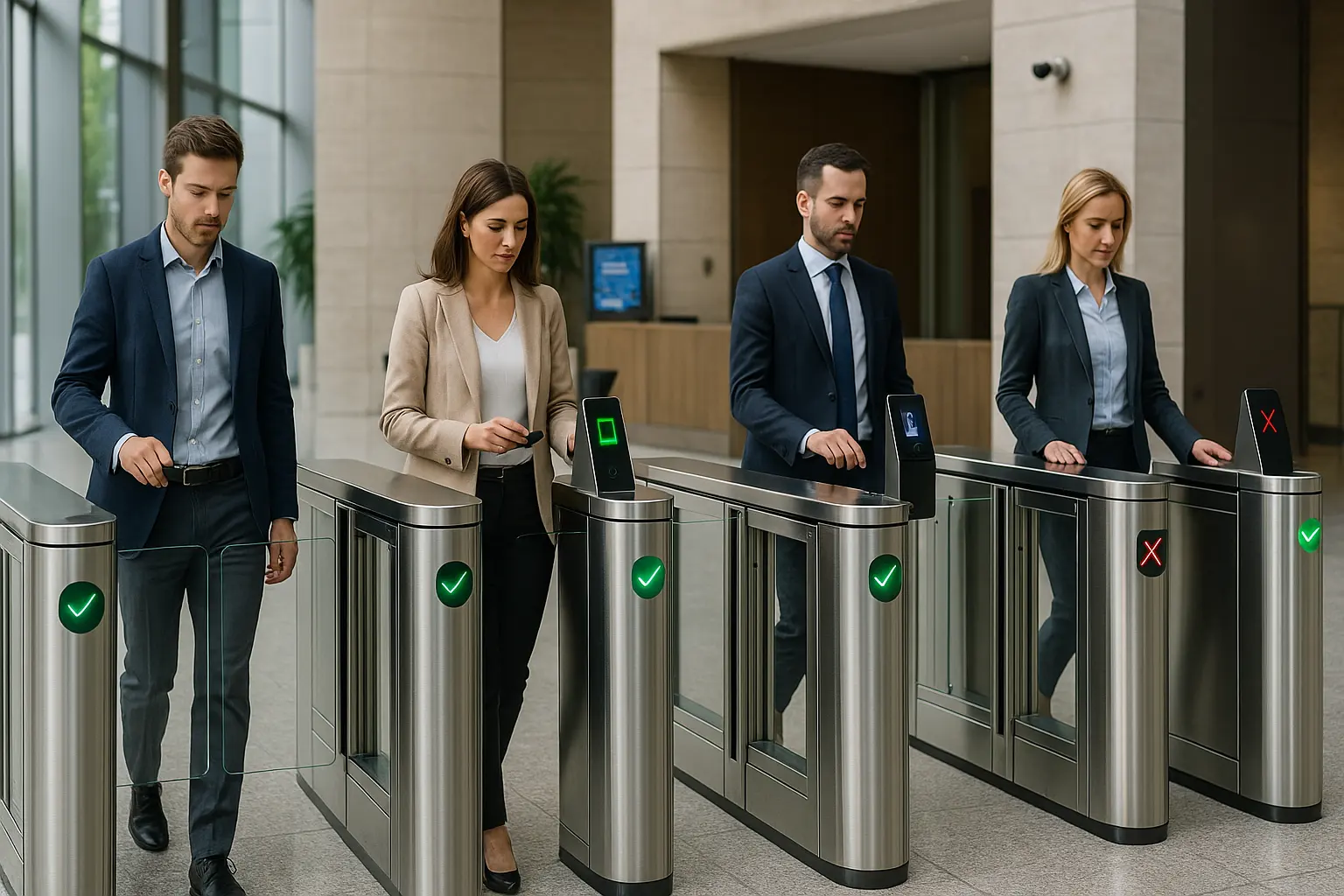 Control de acceso a torniquetes de la puerta de velocidad en Reino Unido
