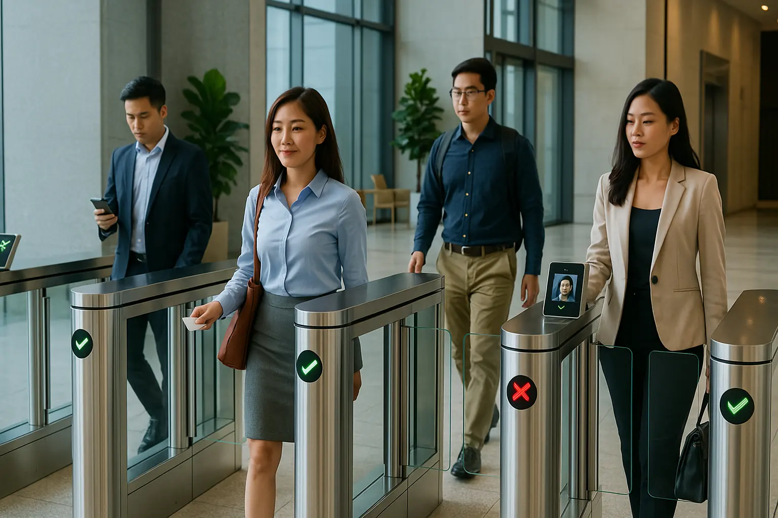 Puerta peatonal de alta velocidad para torniquetes de Vietnam