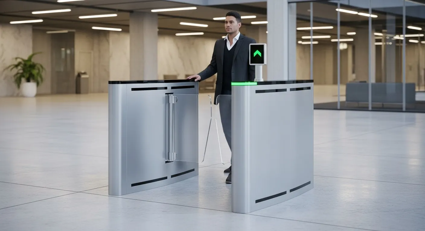 Barrera compacta de solapas