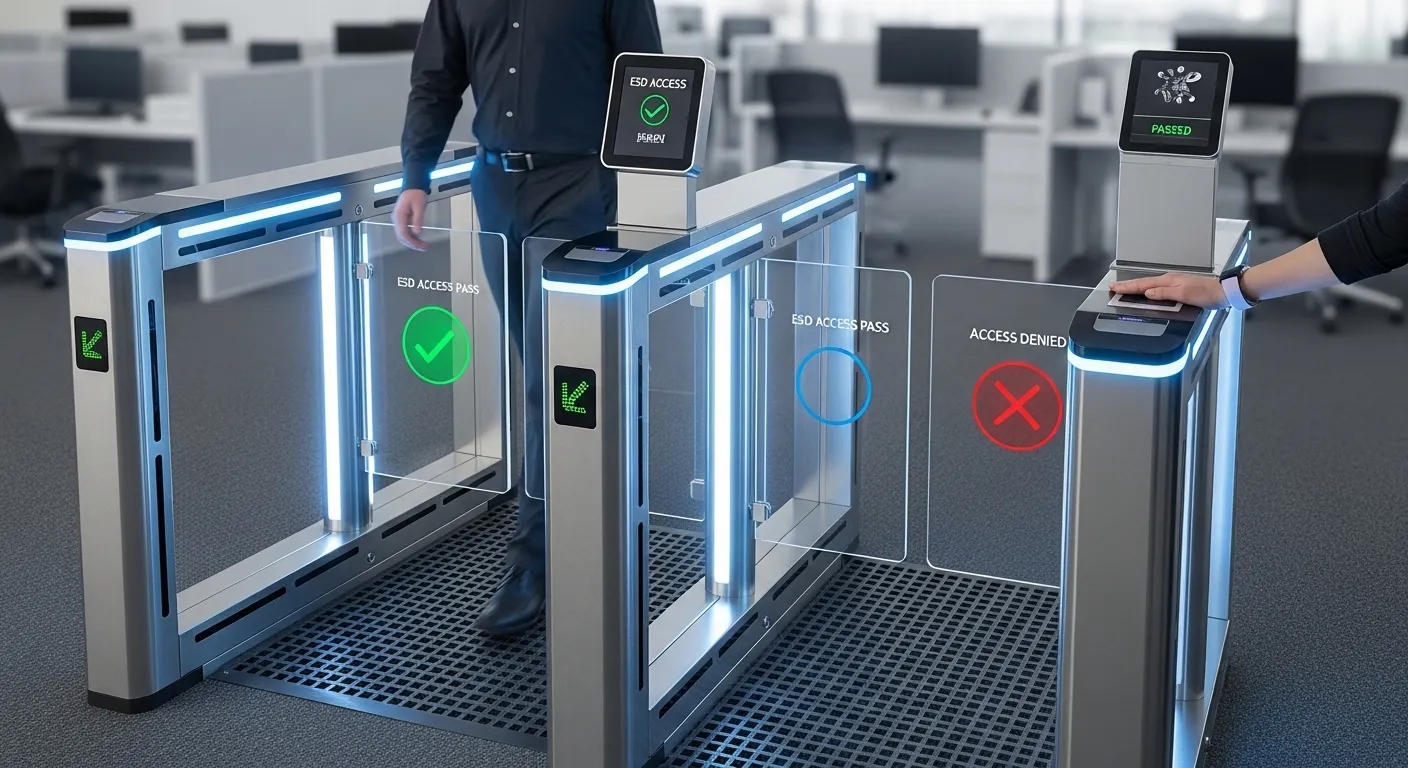 Sistema de control de acceso ESD