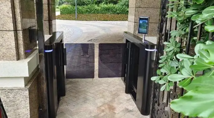 Puerta de torniquetes de huellas dactilares