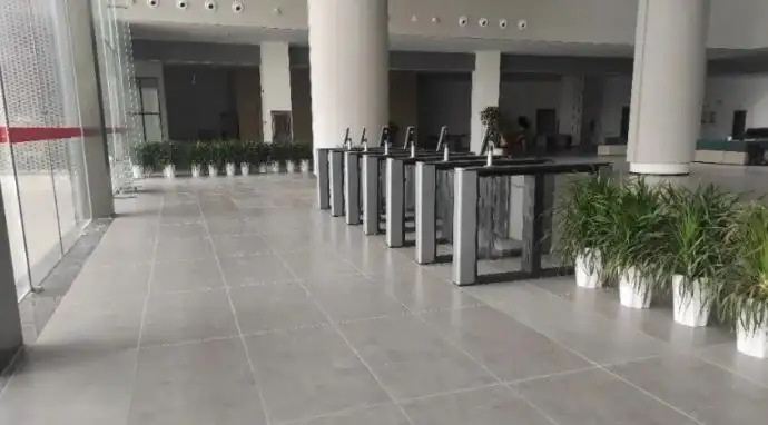 Puerta de torniquetes giratorio de seguridad