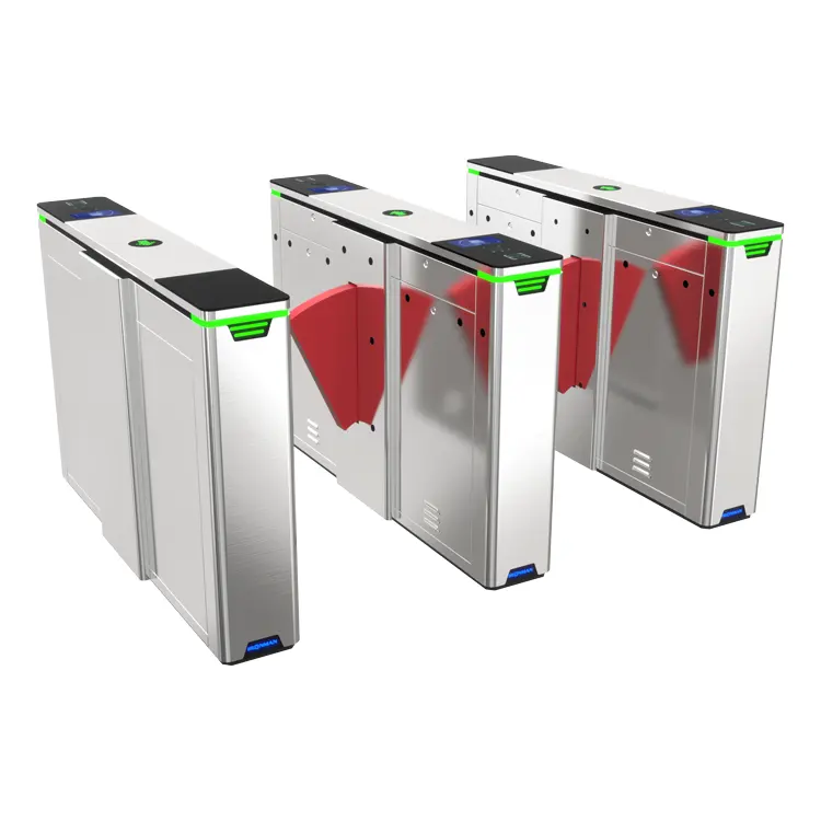 Barrera de solapas de control de acceso