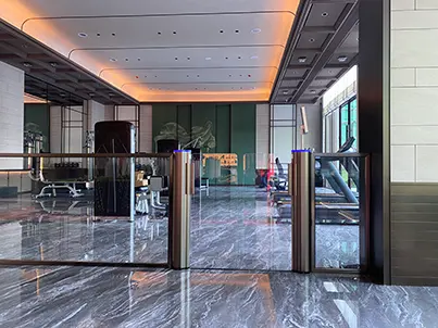 Sistema de control de acceso a la entrada al gimnasio