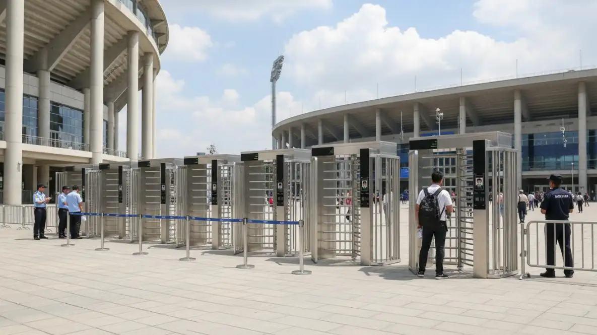 Sistemas de torniquetes de altura completa para la seguridad del estadio